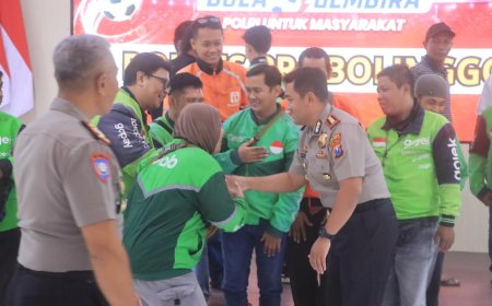Polres Probolinggo Perkuat Silaturahmi, Ajak Mahasiswa dan Komunitas Ojol Nobar Piala Dunia