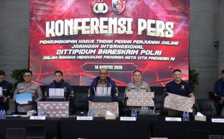 Bareskrim Polri Ungkap Jaringan Judi Online Internasional, Transaksi Capai Rp890 Miliar